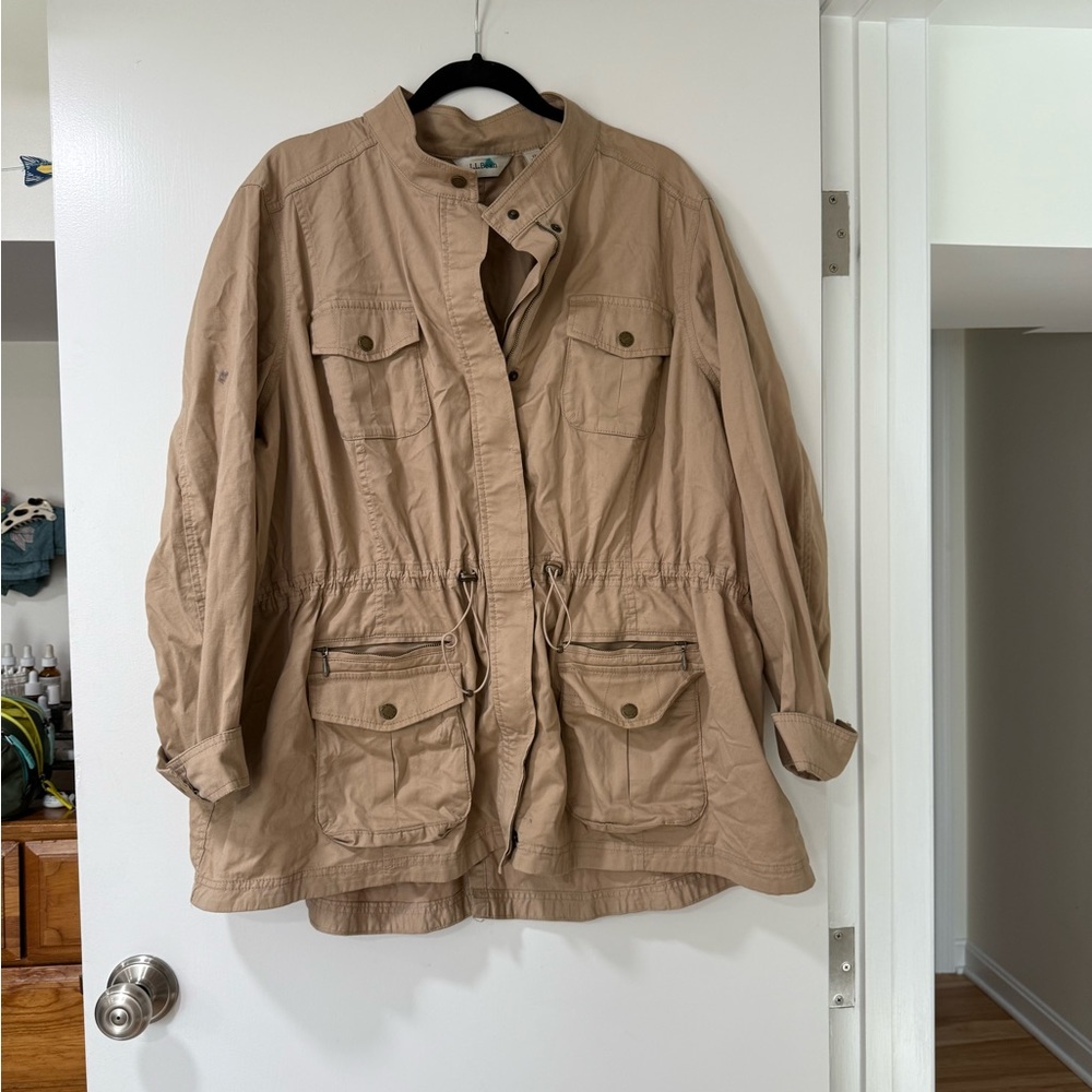 LL Bean Plus Women's Utility Jacket - 1X